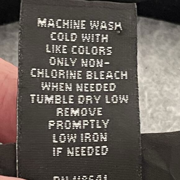 Lane Bryant 22 / 24 3X Tunic Sheer Zip Shoulders Black White Crosshatch Edgy - Picture 10 of 12